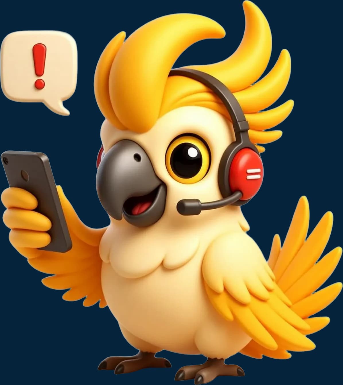 Herald, un cacatoès jaune qui alerte